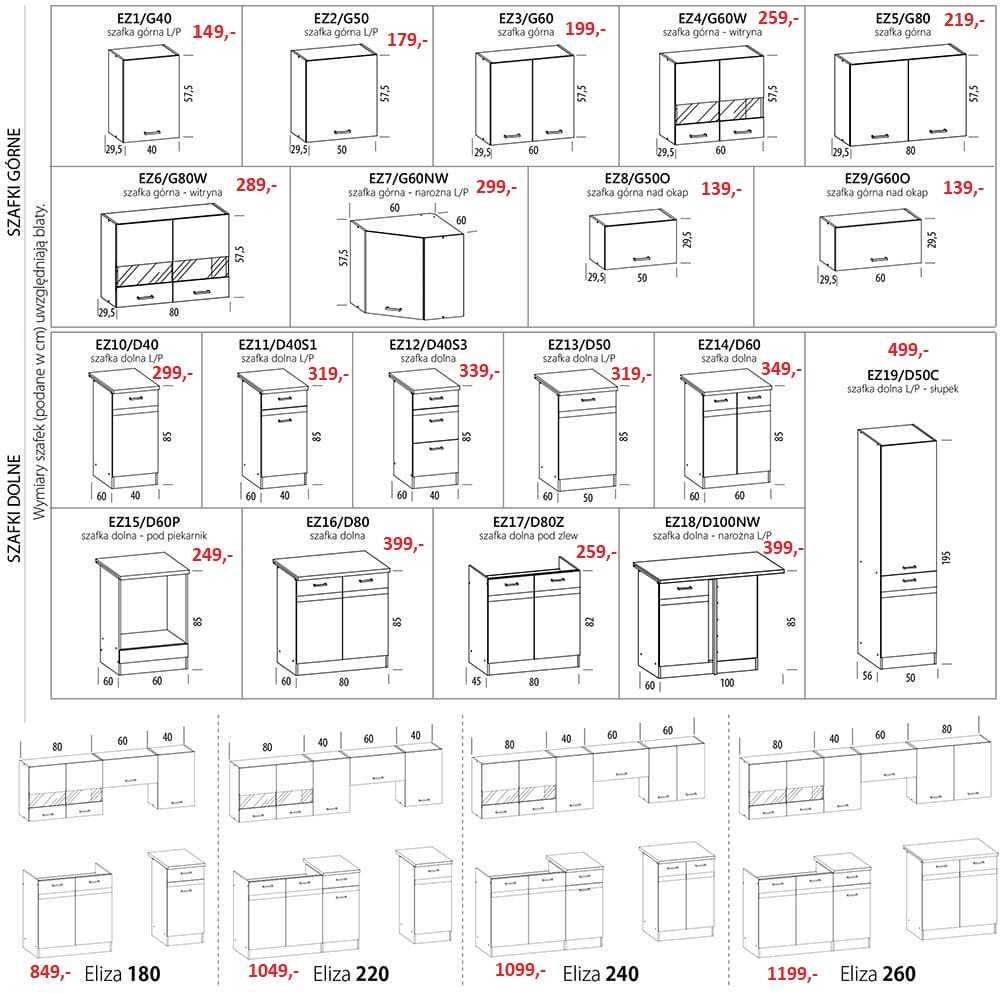 Kuchnia Eliza 240 transport Śląsk 149 zł