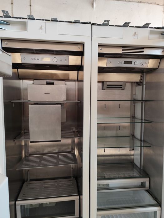 Zestaw American Side-By-Side Gaggenau Lodówka i Zamrażarka z kostkarką