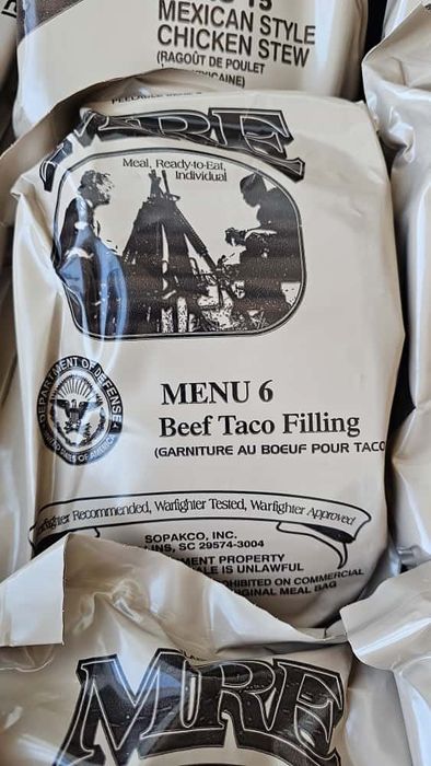 MRE - Meal Ready to Eat (Razão Individual de Combate) Americana USA