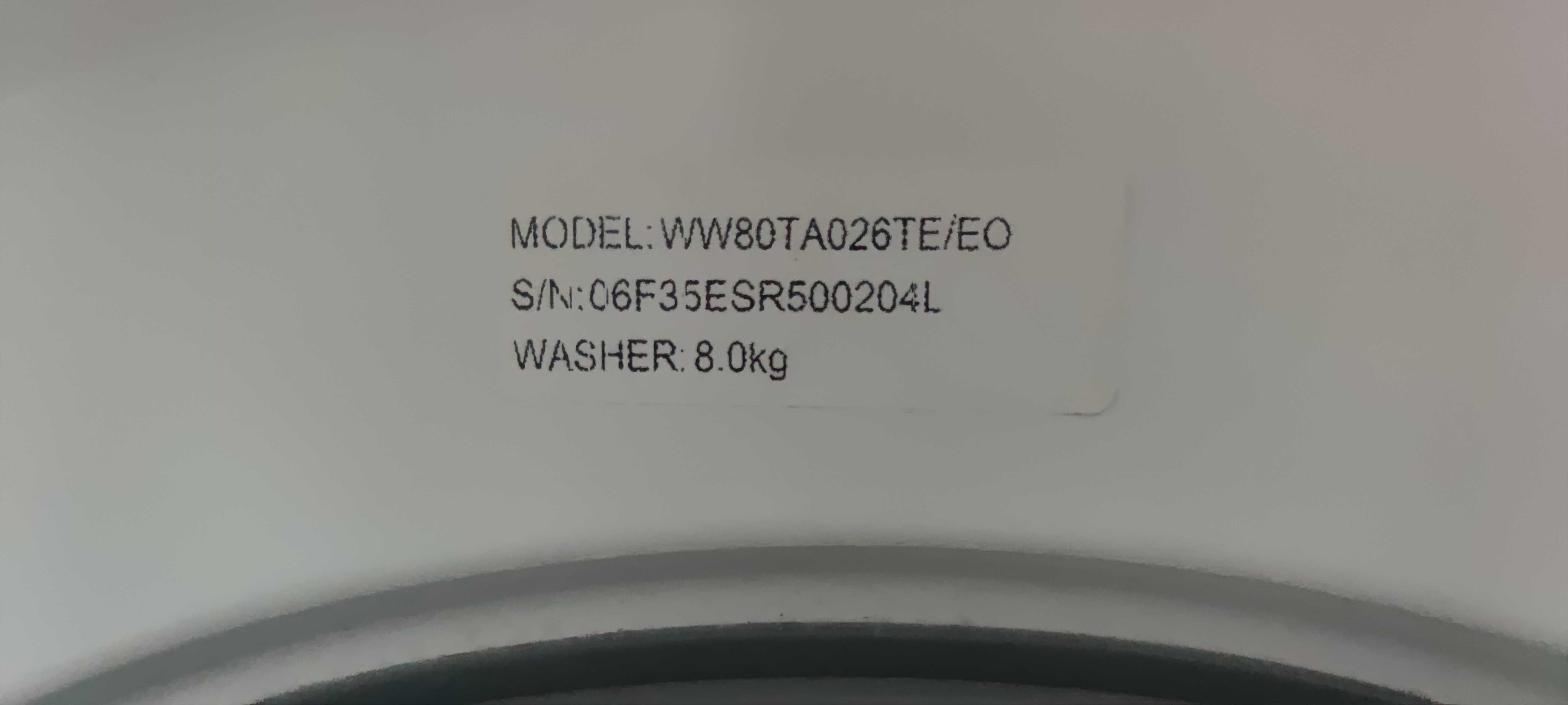 Pralka Samsung 8kg