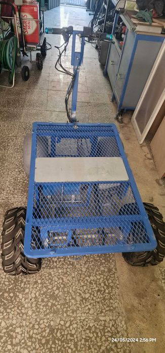 Carrinho elétrico para pesca de praia