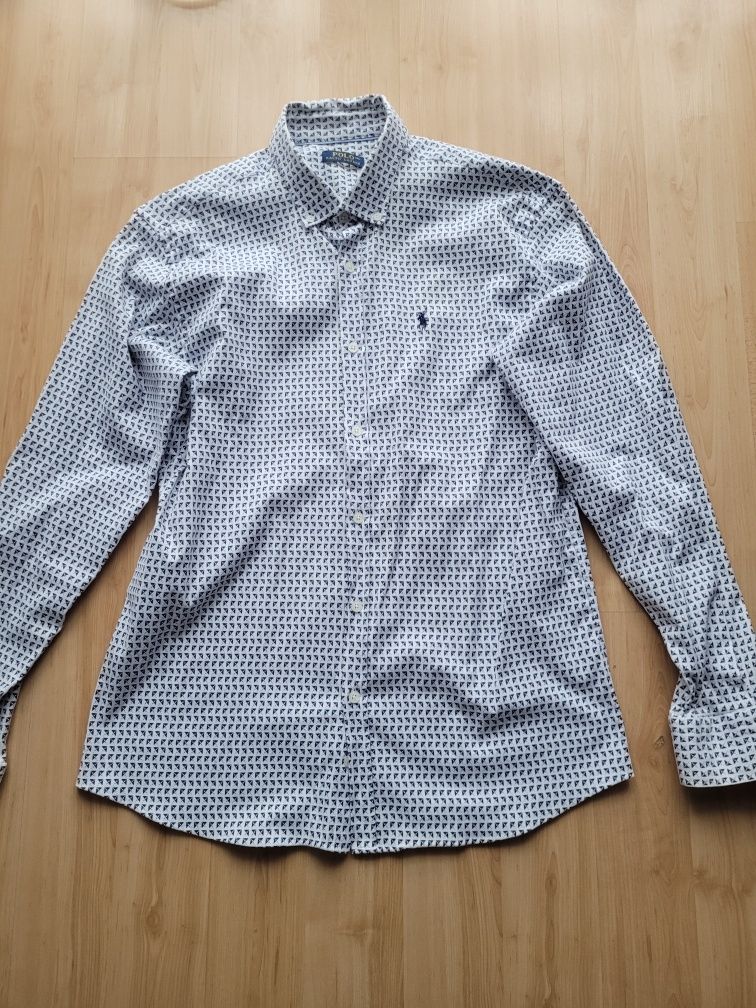 Koszula z długim rękawem polo lauren  xxl.