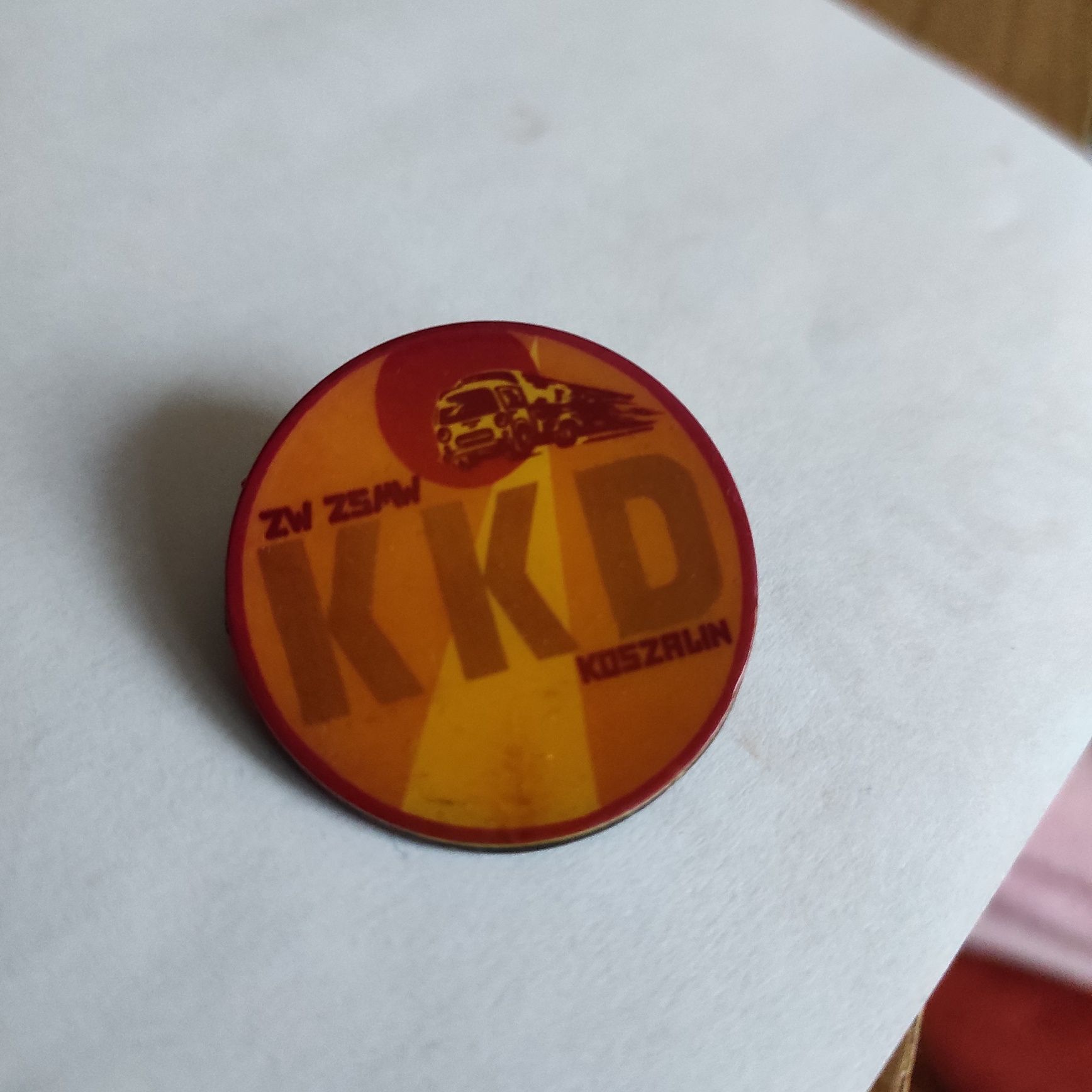 Przypinka pin PRL ZW ZSMW kkd Koszalin retro vintage