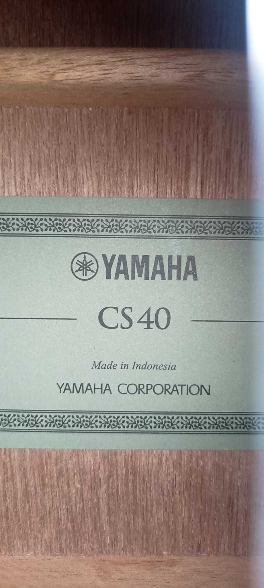 Gitara klasyczna Yamaha CS40 3/4 uszkodzona