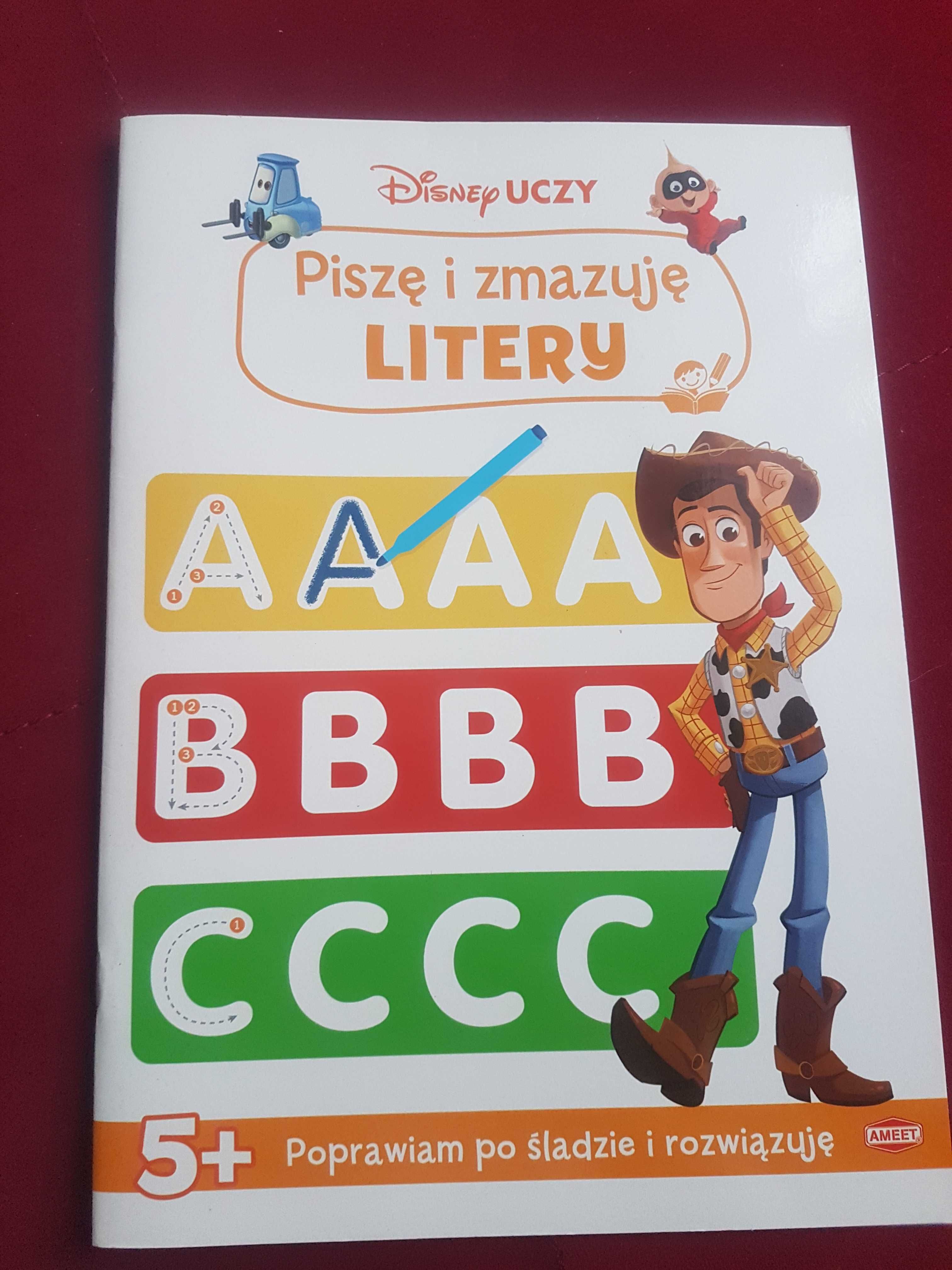 Disney uczy Piszę i zmazuję litery