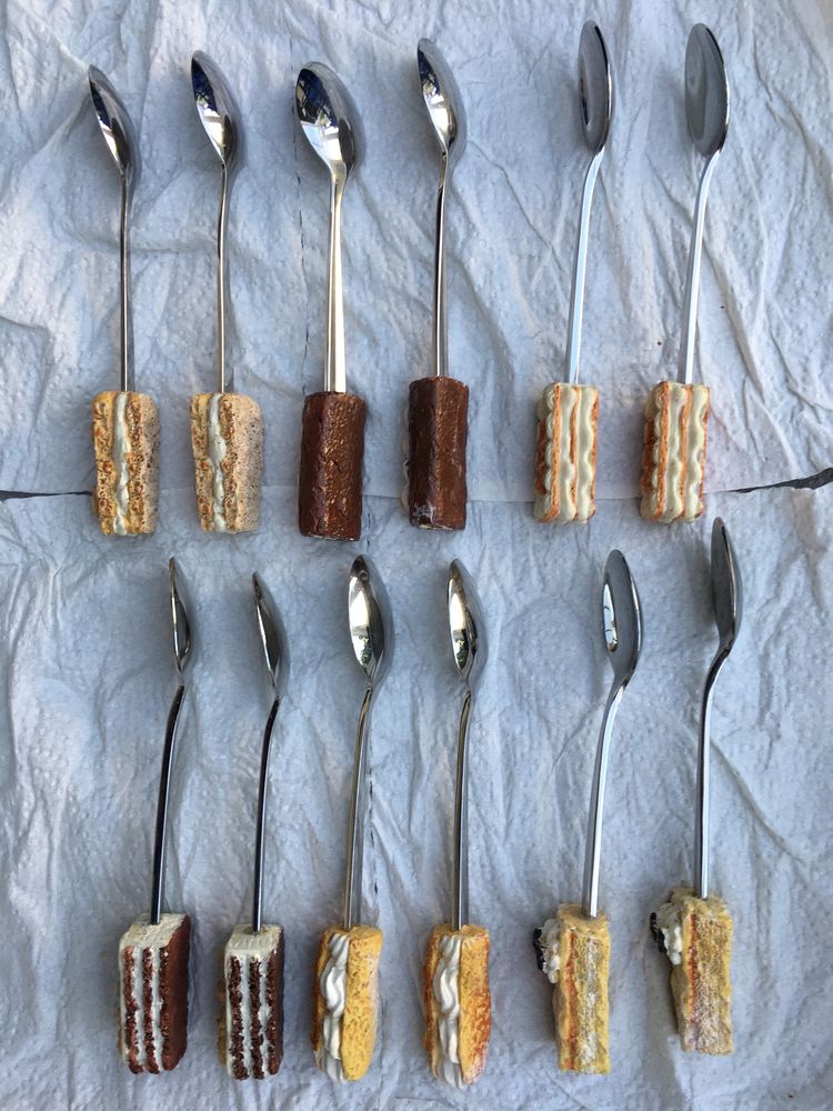 conjunto de colheres de chá