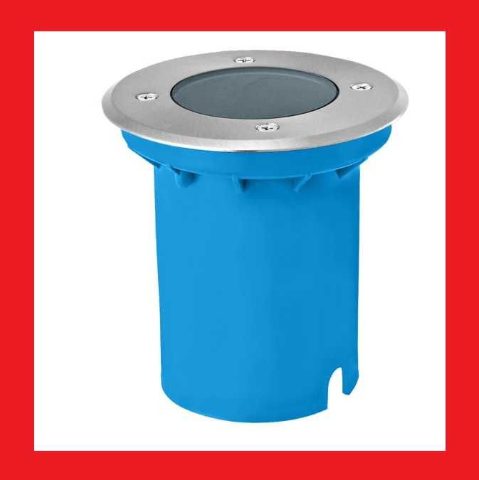 Oprawa najazdowa dogruntowa okrągła stal nierdzewna GU10 50W nowa