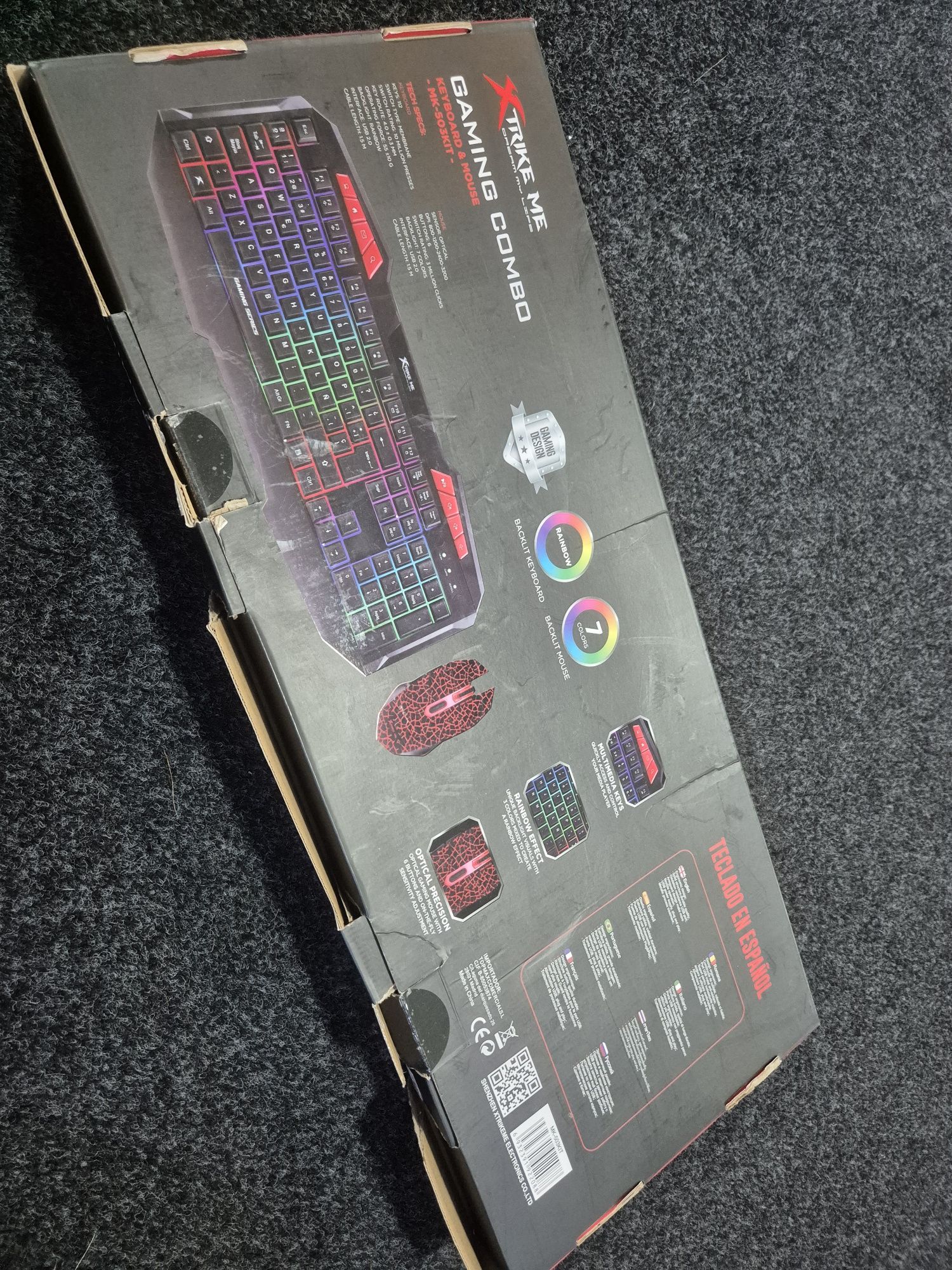 Teclado e Mouse (Gaming Combo) XTRIKE ME