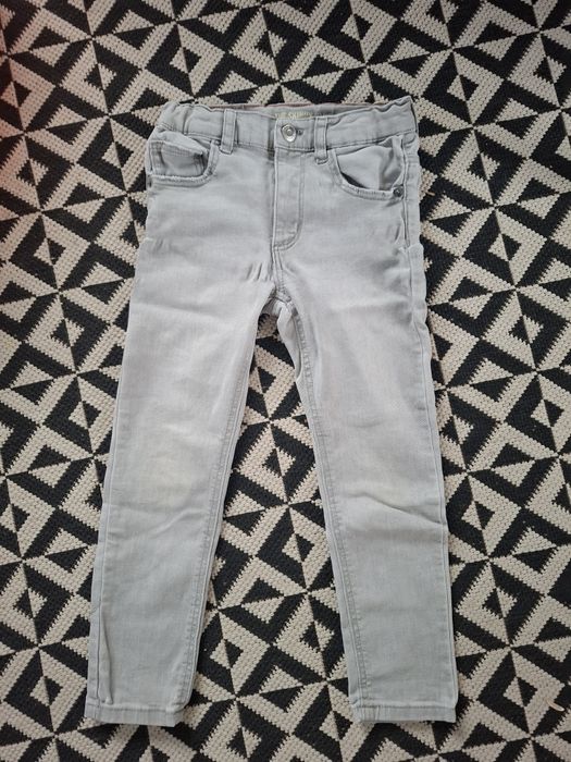 Jeansy rurki spodnie ZARA 110