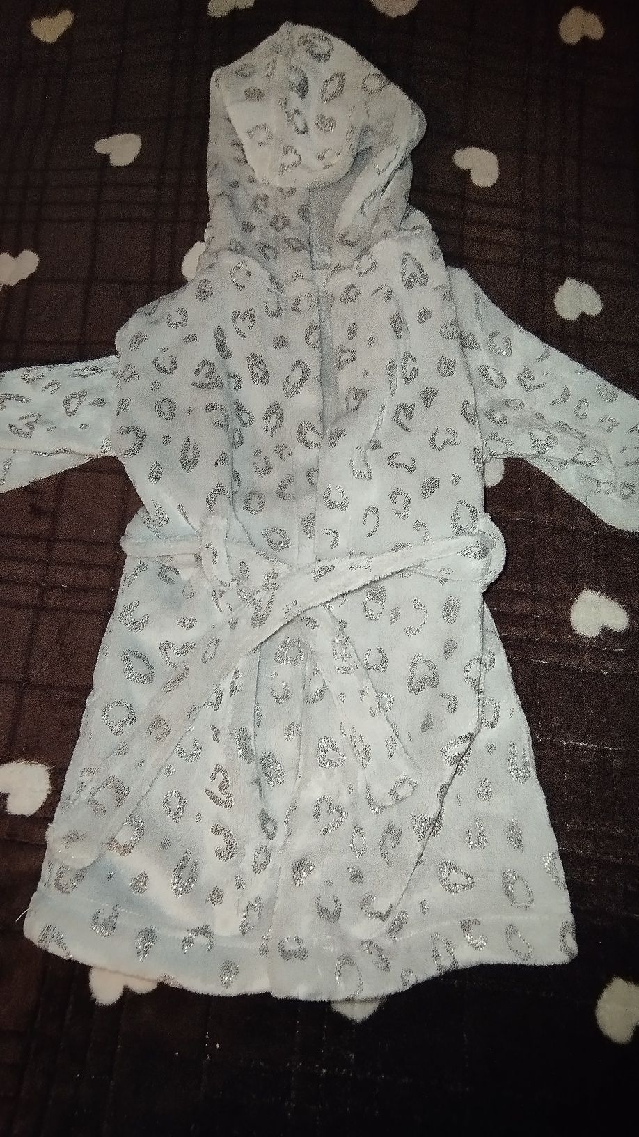 Махровый халат на девочку 3-4 года