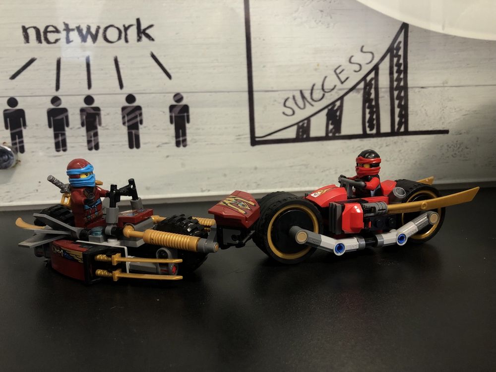 Lego ninjago motocykle