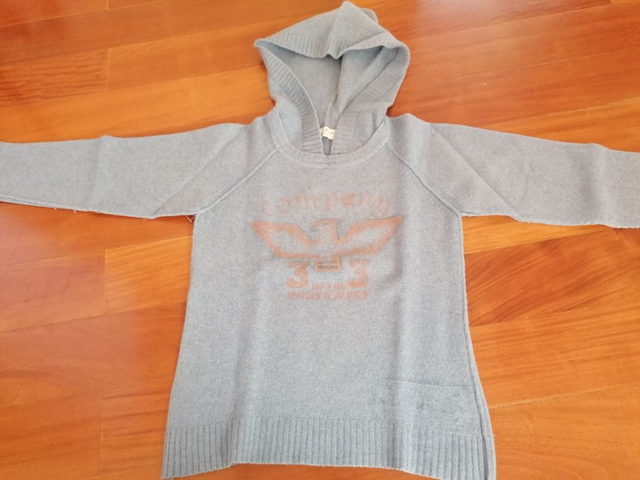 Camisola de lã c/ s capuz Kids T 9/10 anos