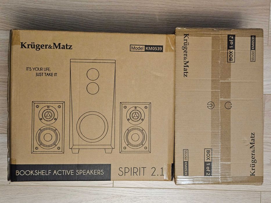 NOWY zestaw głośniki z subwooferem Kruger&Matz Spirit 2.1 KM0539