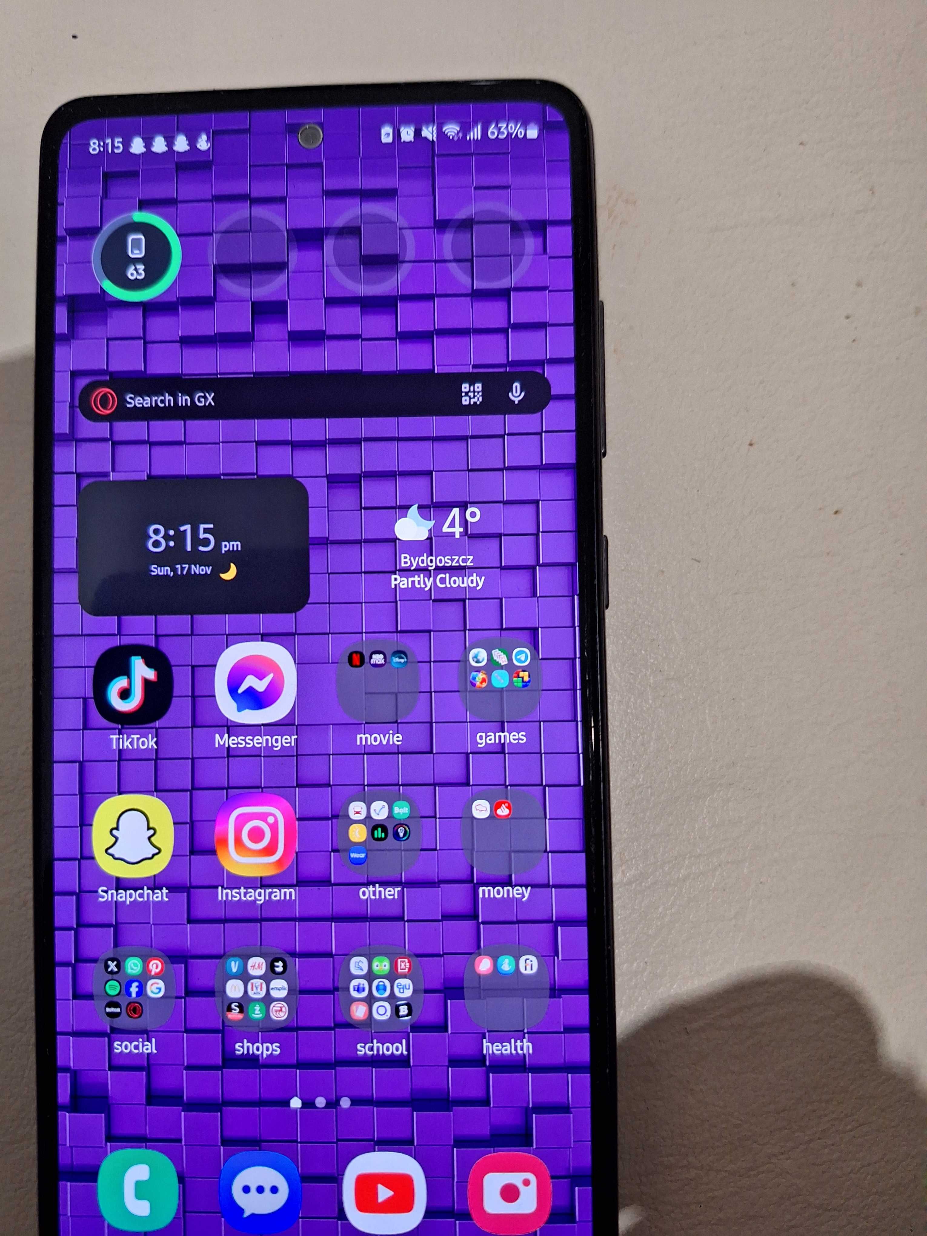 Smartfon - Samsung A52s 5G - używany