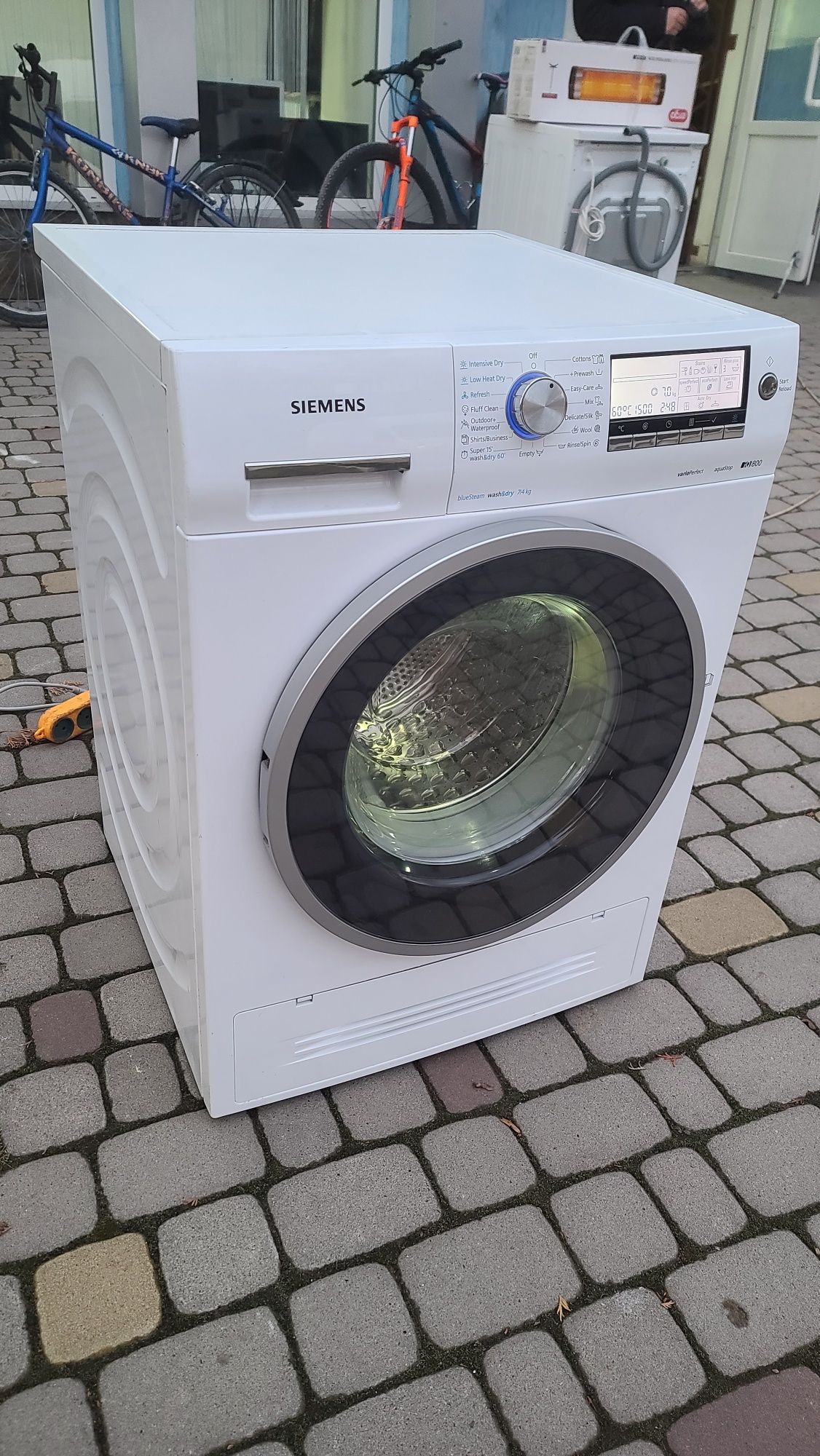 Пральна стиральная машина з сушкою Siemens 7/4Kg