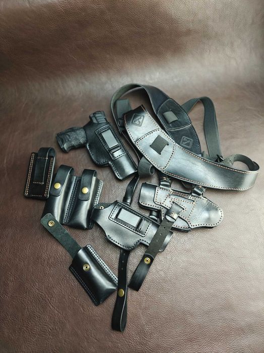 Шкіряна кобура для Heckler & Koch VP 9 / SFP 9, кобура H&K P30, шкіра