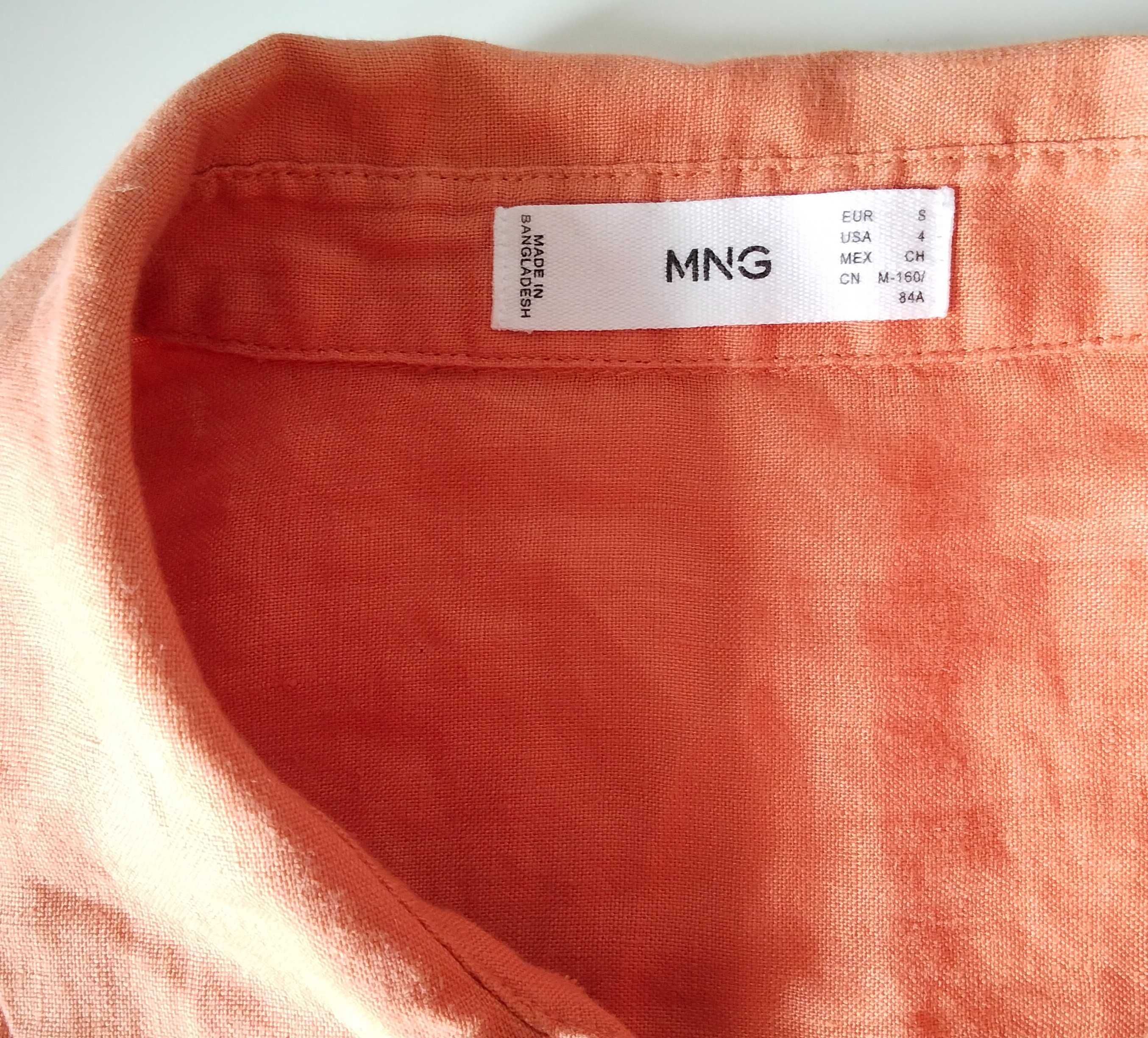 100% льон жіночі штани сорочка блуза розмір S Benetton Mng