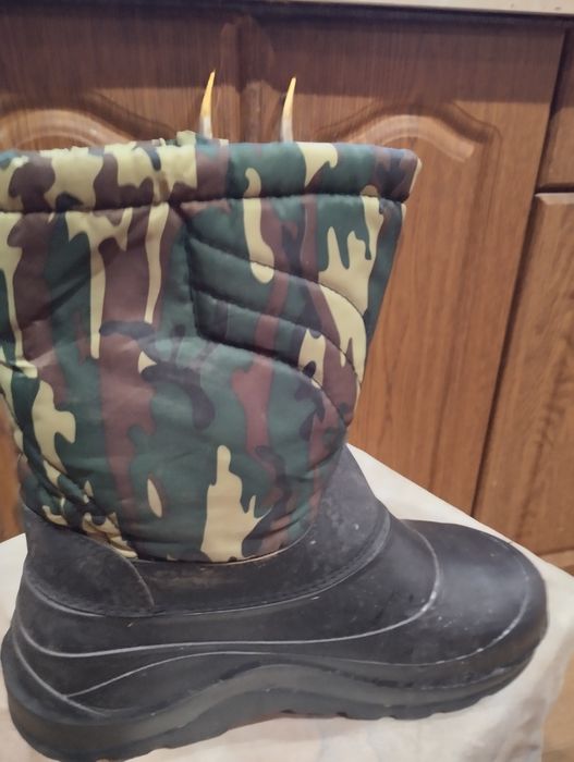 Сапоги резиновые с утеплением