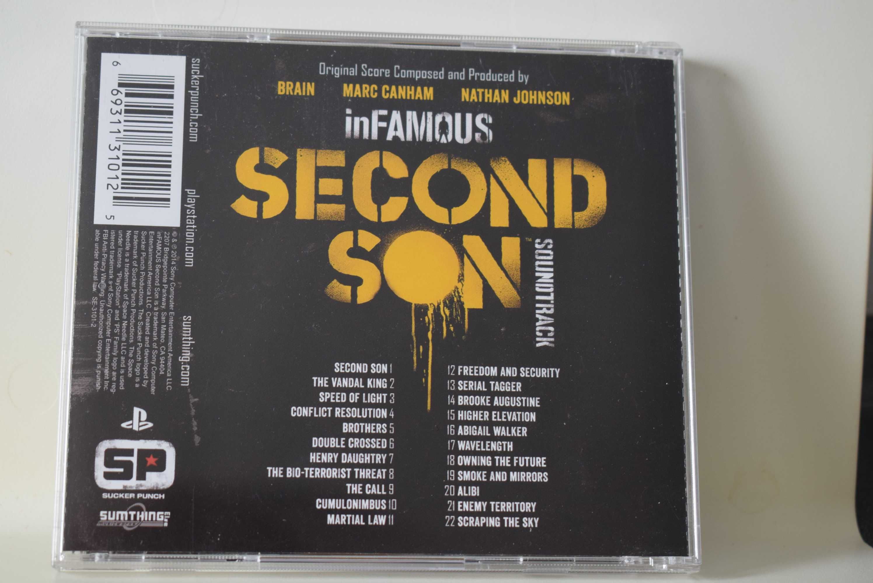 inFamous Second son  Soundtrack  CD