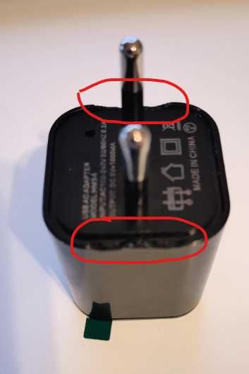 Kamera szpiegowska w kostce do ładowania telefonu USB, 1080P