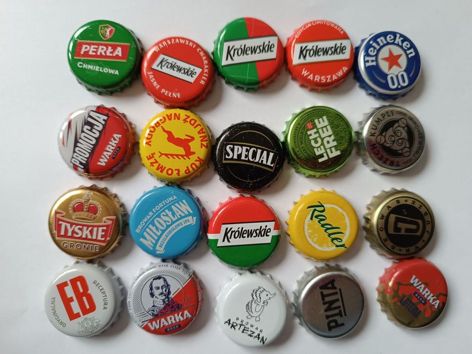 Polskie kapsle zestaw 20 szt - nr 1