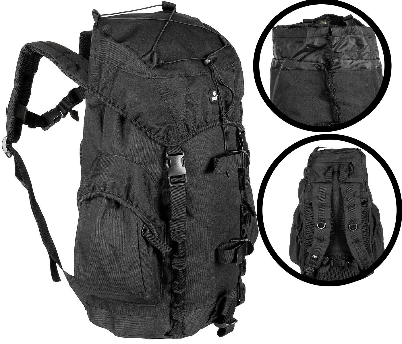 plecak "recon ii" 25 l czarny