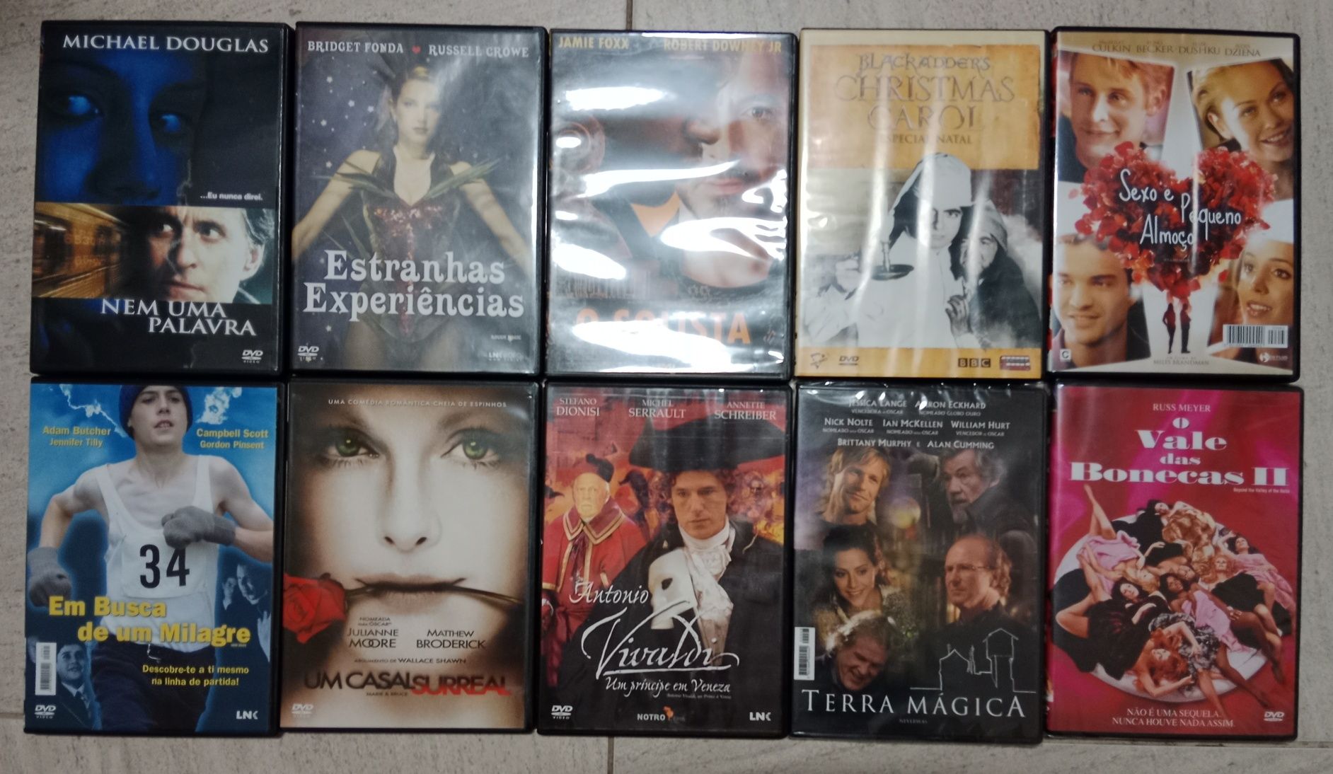 Filmes em DVD, de qualidade