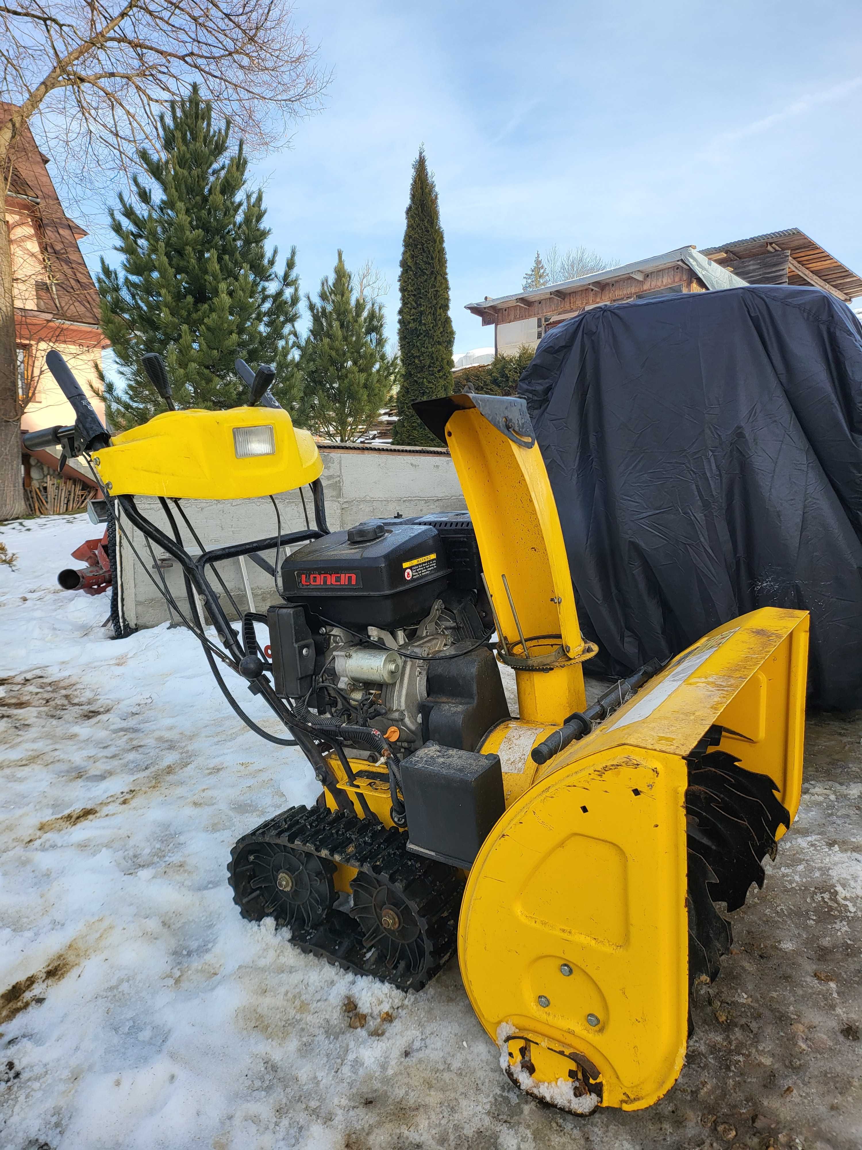 Odśnieżarka spalinowa na gąsienicach Loncin