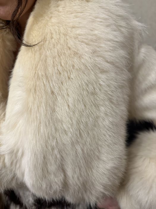 Шуба з песца жіноча