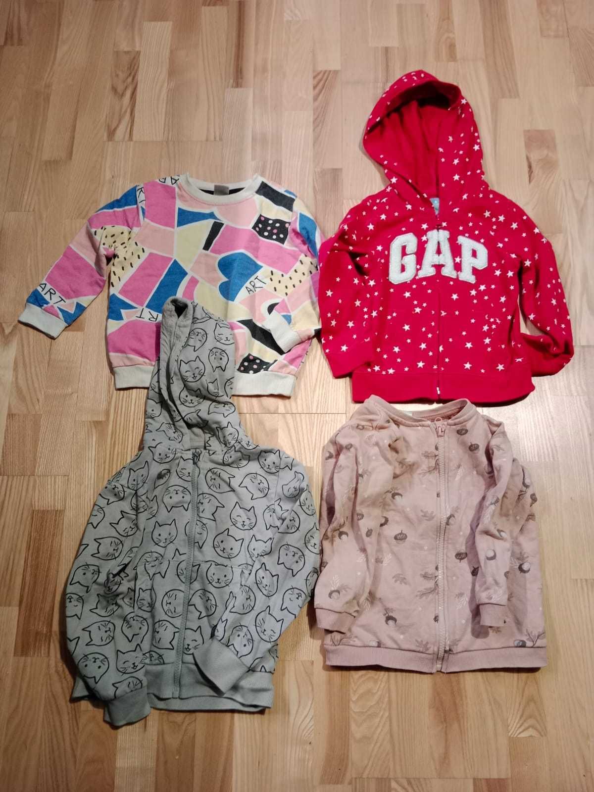 4 bluzy dziecięce, rozmiar 98 - Sinsay, GAP, Pepco