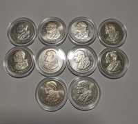 Sprzedam tubę srebrnych monet Jana Pawła II