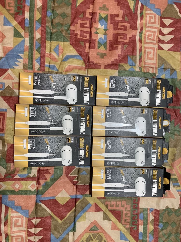 Fone de ouvido kit com 7 unidades revenda