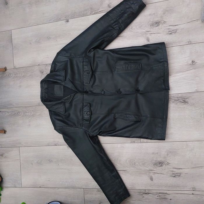 Kurtka skórzana męska czarna rozm. L