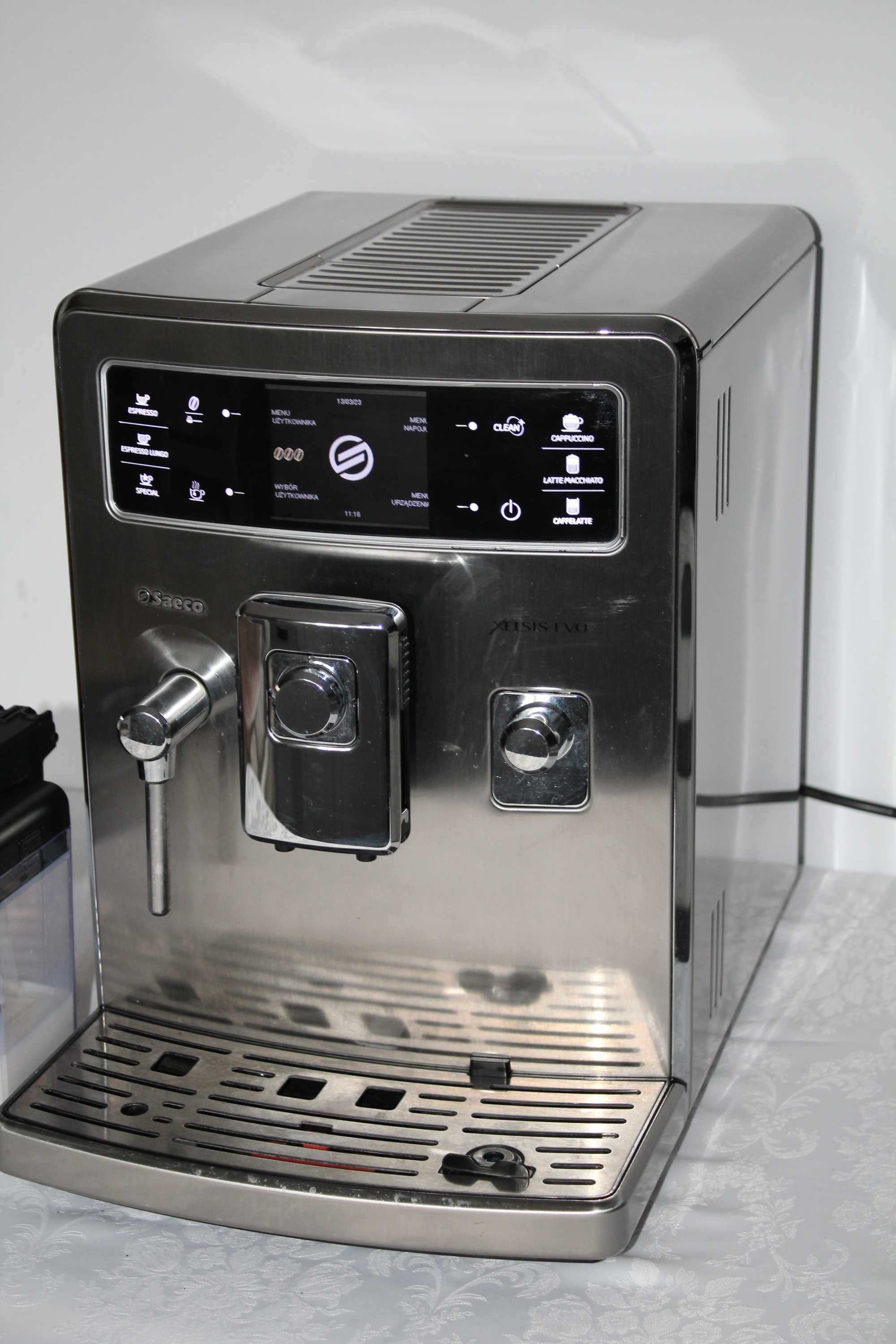 lux ekspres SAECO XELSIS capuccino menu pl dotyk SERWIS gwarancja