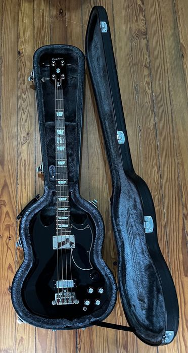 Baixo Epiphone SG EB-3 + case Epiphone