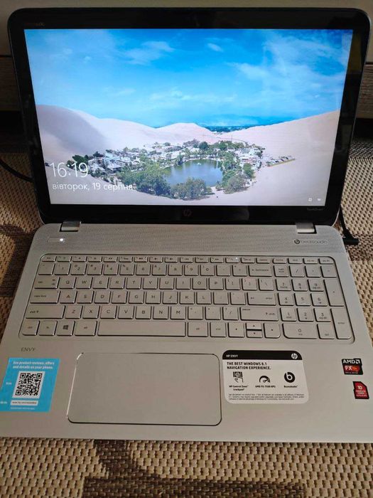HP Envy m6 \ AMD FX-7500\8gb\250 SSD