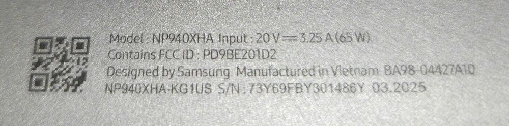 Samsung Galaxy Book5 Pro (14',3K,16GB, i7 Core S2,512 Gb)