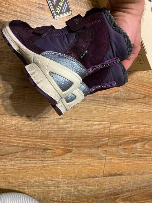 Ecco ботинки зимние сапожки термо черевики на девочку ECCO р.28