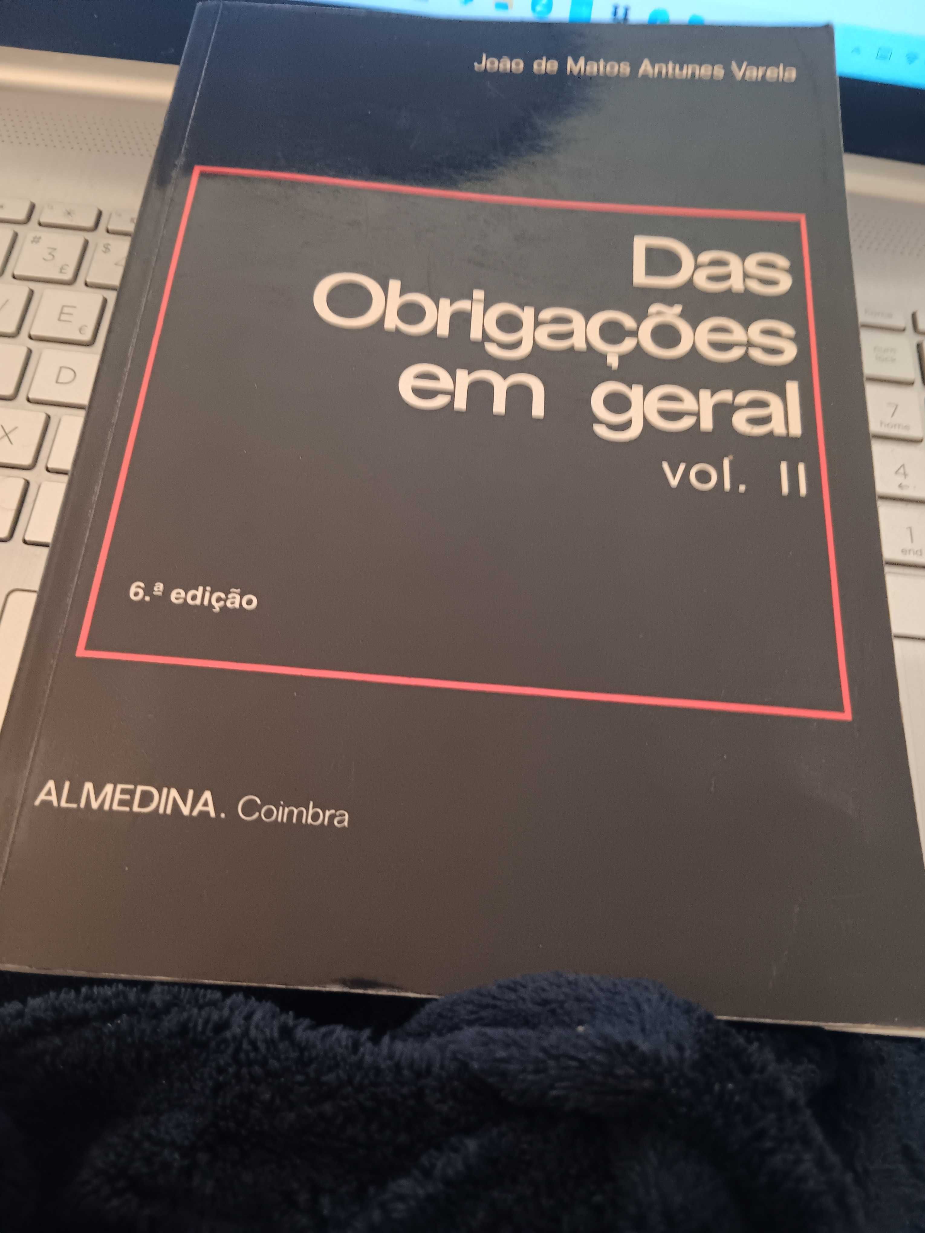 Das Obrigações em geral vol. II, A. Varela