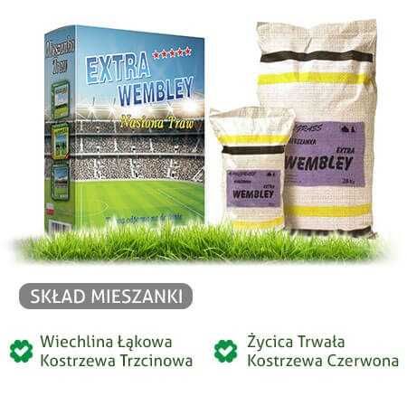 Mieszanka traw Extra Wembley 0,9 KG możliwa wysyłka TRAWA