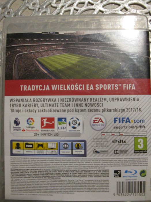 FIFA 18 na konsolę PS3
