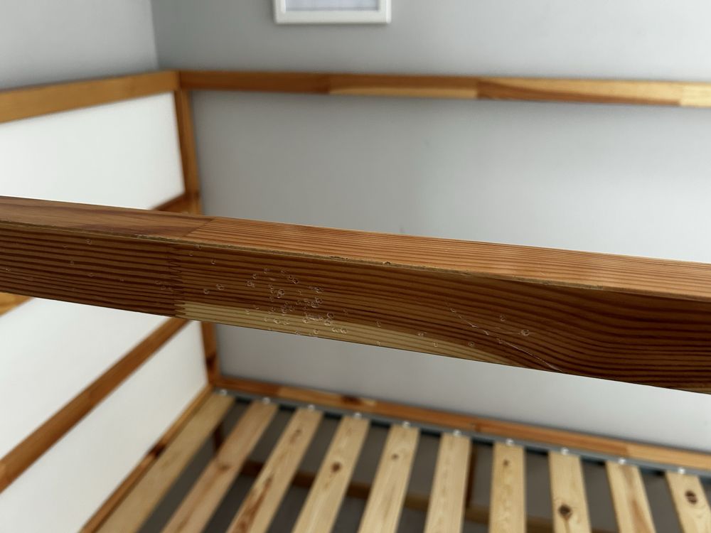 Dwustronne łóżko Ikea Kura +baldachim kosmos