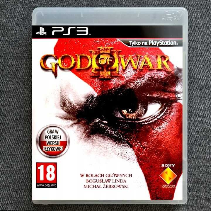 God Of War III PL DUBBING GoW 3 Ps3 Polski Język Polska Okładka