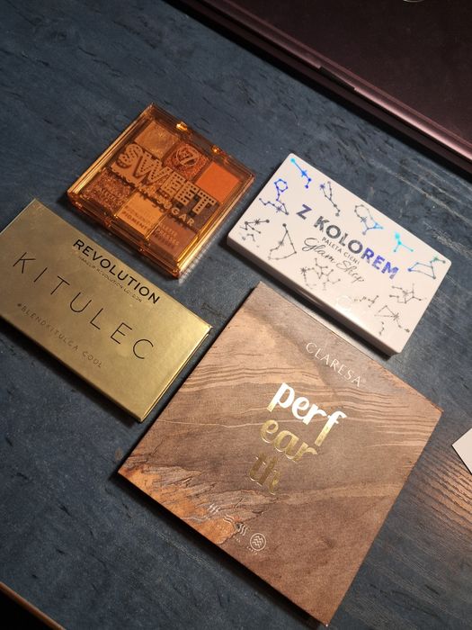 Zestaw glam shop paleta cieni z kolorem claresa zestaw paletek cieni