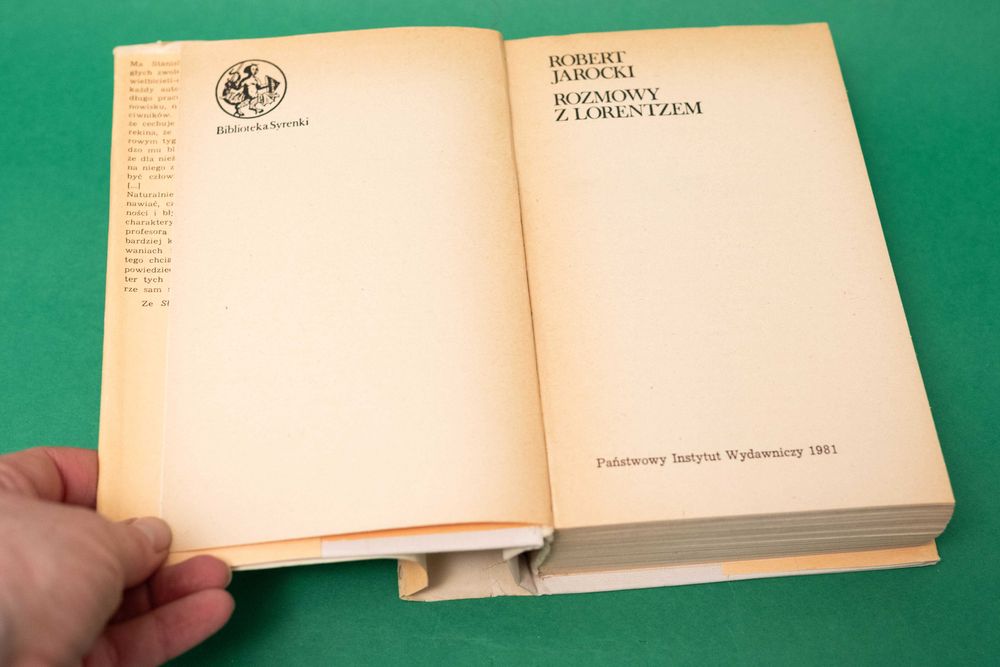 Rozmowy z Lorentzem - Robert Jarocki