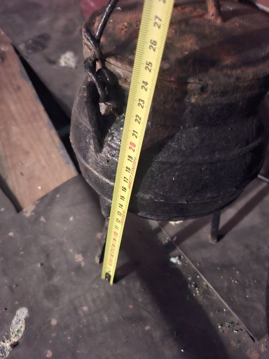 Panela de ferro com testo