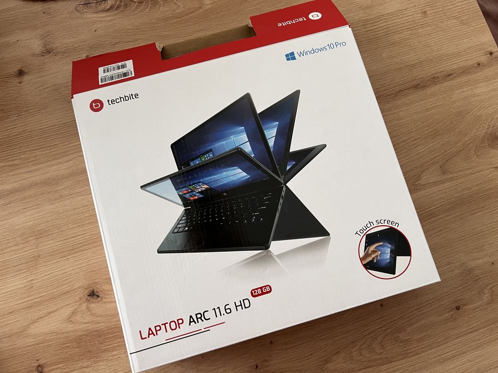 Laptop dotykowy ARC 11.6 HD win 10pro 128gb 4gb ram lekki
