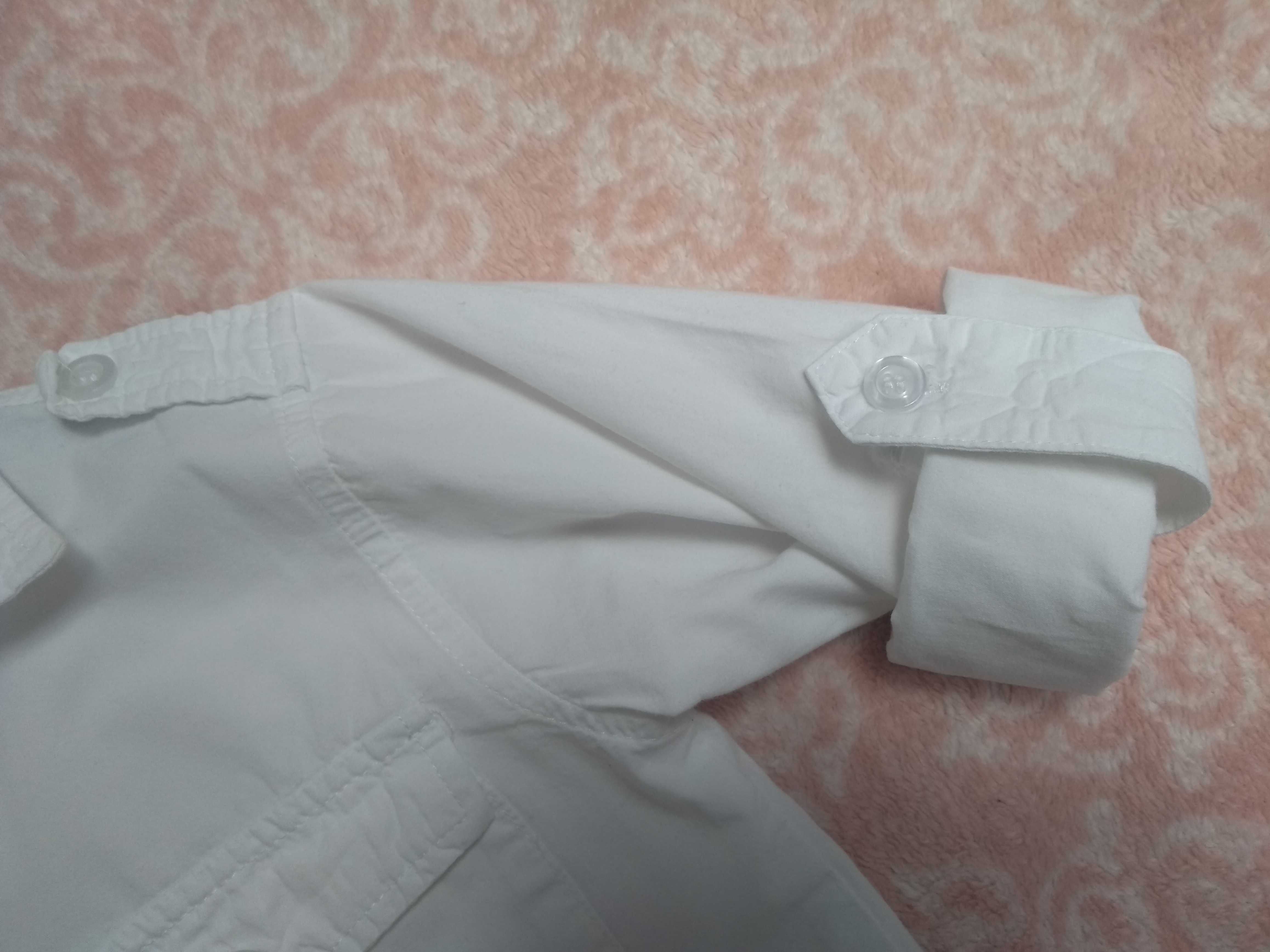 Biała koszula chłopięca rozmiar 116