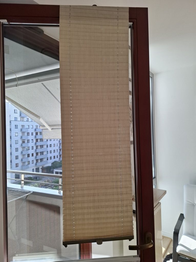 Żaluzje plisowane z materiału