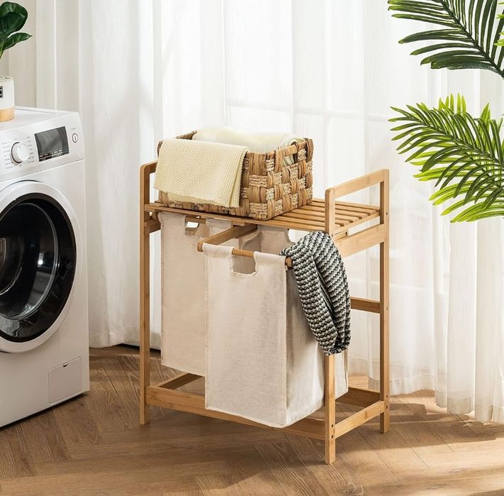 YOUDENOVA Bambusowy kosz na pranie